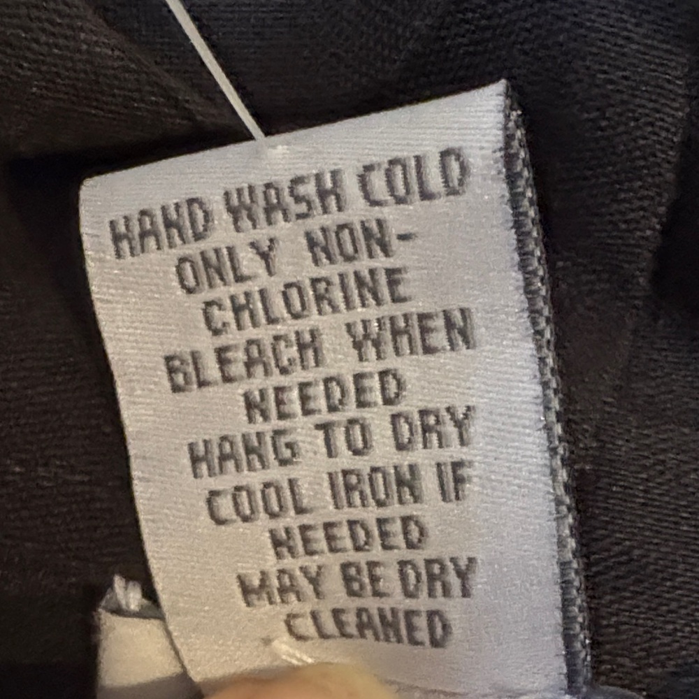 Soft Surroundings Linen Charcoal Wrap Dress - Picture 3 of 14